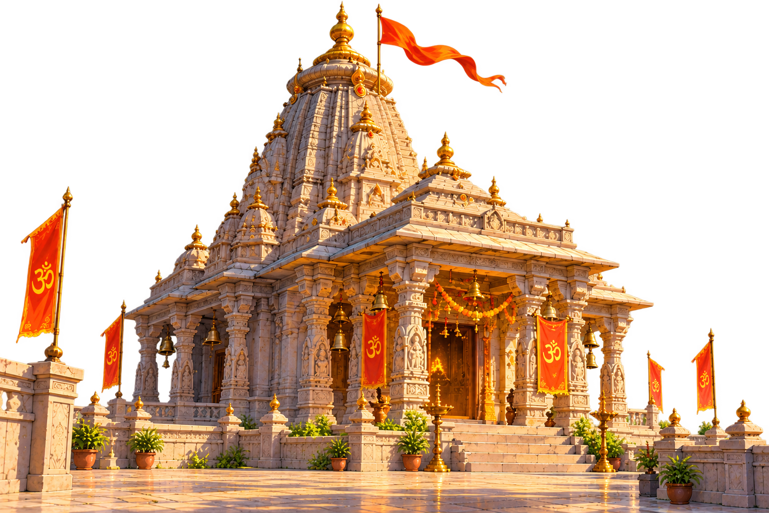 Traditional Hindu temple